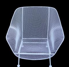 Russell Woodard Woodard Furniture Russell Woodard Sculptura Wrought Iron Lounge Chair Mid Century Modern - 2823589