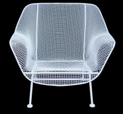 Russell Woodard Woodard Furniture Russell Woodard Sculptura Wrought Iron Lounge Chair Mid Century Modern - 2823590