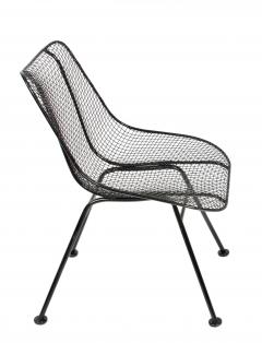 Russell Woodard Woodard Furniture Set of 4 Russell Woodard Original Black Sculptura Dining Side Chairs - 1983028