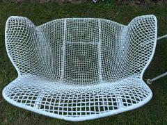 Russell Woodard Woodard Furniture Wonderful set of 6 Woodard Sculptura Patio Chairs and Table Mid Century Modern - 4729534