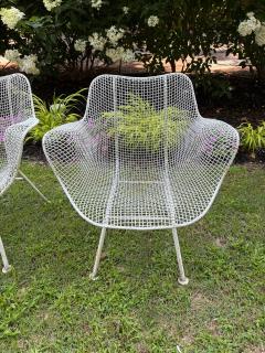 Russell Woodard Woodard Furniture Wonderful set of 6 Woodard Sculptura Patio Chairs and Table Mid Century Modern - 4729589