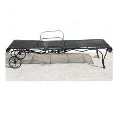 Russell Woodard Woodard Furniture Woodard Style Wrought Iron Patio Chaise Lounge - 2602067