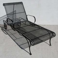 Russell Woodard Woodard Furniture Woodard Style Wrought Iron Patio Chaise Lounge - 2602071