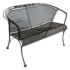 Russell Woodard Woodard Furniture Woodard Style Wrought Iron Patio Chaise Lounge - 2602073