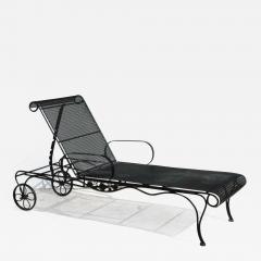 Russell Woodard Woodard Furniture Woodard Style Wrought Iron Patio Chaise Lounge - 2813087