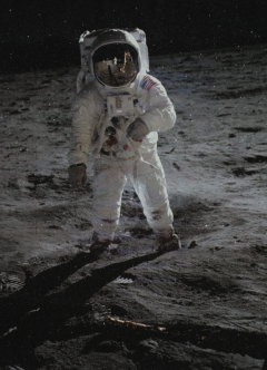 Russell Young Man on the Moon Four Color  - 4488311