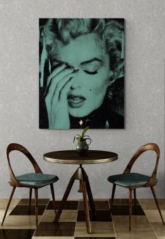 Russell Young Marilyn Crying Sea Blue and Black - 3446417