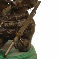 Russian Bronze Figure of Reclining Cossack - 4322008