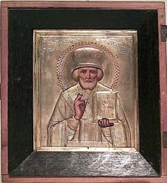 Russian Gilt Religious Icon - 4520711