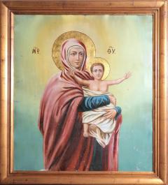 Russian Icon Madonna with Child - 4465919