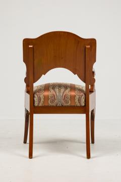 Russian Mahogany Foliate Armchair - 4633822