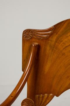 Russian Mahogany Foliate Armchair - 4633824