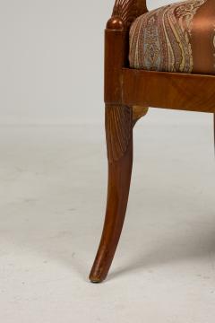 Russian Mahogany Foliate Armchair - 4633827