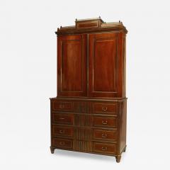 Russian Mahogany Secretary Bookcase - 2799513