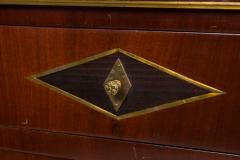 Russian Neo Classic Mahogany Inliad 2 Door Credenza - 4630494