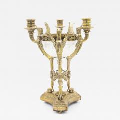 Russian Neo Classic Style Silver Plate Candelabra Centerpiece - 4260619