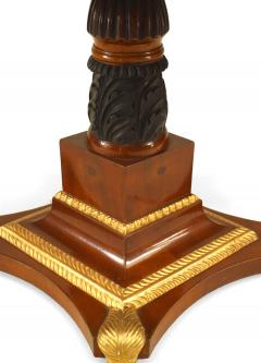 Russian Neoclassic Clawed Mahogany Center Table - 4628548