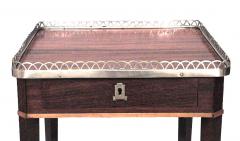 Russian Neoclassic Mahogany Side Table - 1437649