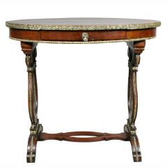 Russian Neoclassic Mahogany and Brass Mounted Table - 3786884