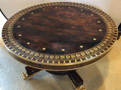 Russian Neoclassical 19th Century Rosewood Breakfast Center Dining Table - 1271204