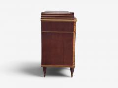 Russian Neoclassical Commode Crotch Mahogany Bronze Baltic States 1860s - 4792153