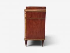 Russian Neoclassical Commode Crotch Mahogany Bronze Baltic States 1860s - 4792154