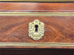 Russian Neoclassical Commode Crotch Mahogany Bronze Baltic States 1860s - 4792157