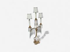 Russian Neoclassical Dore Bronze Crystal Marble Table Lamps Russia 19th c  - 4220876