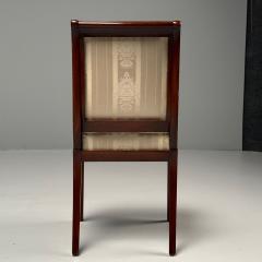 Russian Neoclassical Six Dining Chairs Mahogany Bronze Fabric Sothebys Prov - 3454934