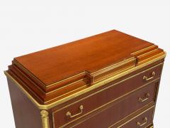 Russian Neoclassical Style Commodes Mahogany Brass Europe 1980s - 4481439