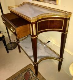 Russian Neoclassical Style Console Server or Commode with Marble Top - 2972601