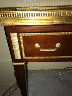 Russian Neoclassical Style Console Server or Commode with Marble Top - 2972602