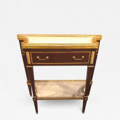 Russian Neoclassical Style Console Server or Commode with Marble Top - 2974510