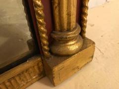 Russian Neoclassical Style Parcel Paint and Gilt Decorated Mirror - 1301777