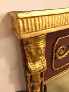 Russian Neoclassical Style Parcel Paint and Gilt Decorated Mirror - 1301783