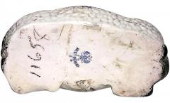 Russian Porcelain Ram Shaped Boxes - 4670377