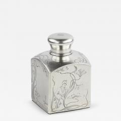 Russian Silver Tea Caddy Moscow 1896 1908 - 4792198