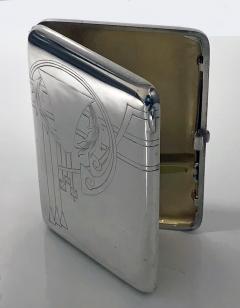 Russian Silver cigarette case 1908 1926 Feodosii Ivanovich Pekin Moscow - 1061004