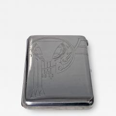 Russian Silver cigarette case 1908 1926 Feodosii Ivanovich Pekin Moscow - 1061643