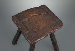 Rustic 18th Century Stool - 1131782