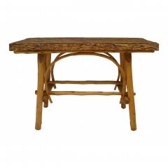 Rustic Adirondack Elm Center Table - 4692946