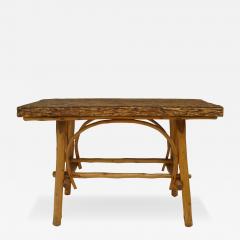 Rustic Adirondack Elm Center Table - 4692993