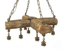 Rustic Adirondack Style 1st qtr 20th Cent Chandelier - 735748