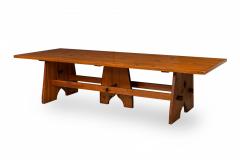Rustic Adirondack Style Large Rectangular Dining Conference Table - 2800698