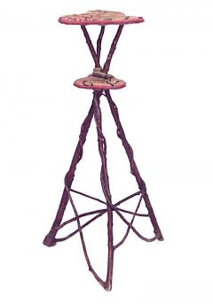 Rustic Adirondack Willow Pedestal - 4666347