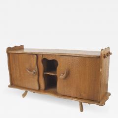Rustic Adirondack style French 1940s Chipped Pine Sideboard - 649033