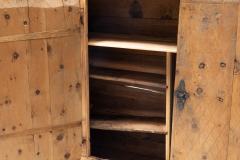 Rustic Alpine Folk Art Pine Cupboard Circa 1800 - 4743800
