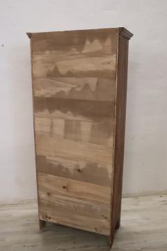 Rustic Antique Cabinet in Poplar Wood Restored - 3912381