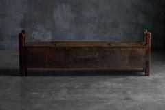 Rustic Art Populaire Chest Bench France 19th Century - 3954523