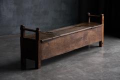 Rustic Art Populaire Chest Bench France 19th Century - 3954527